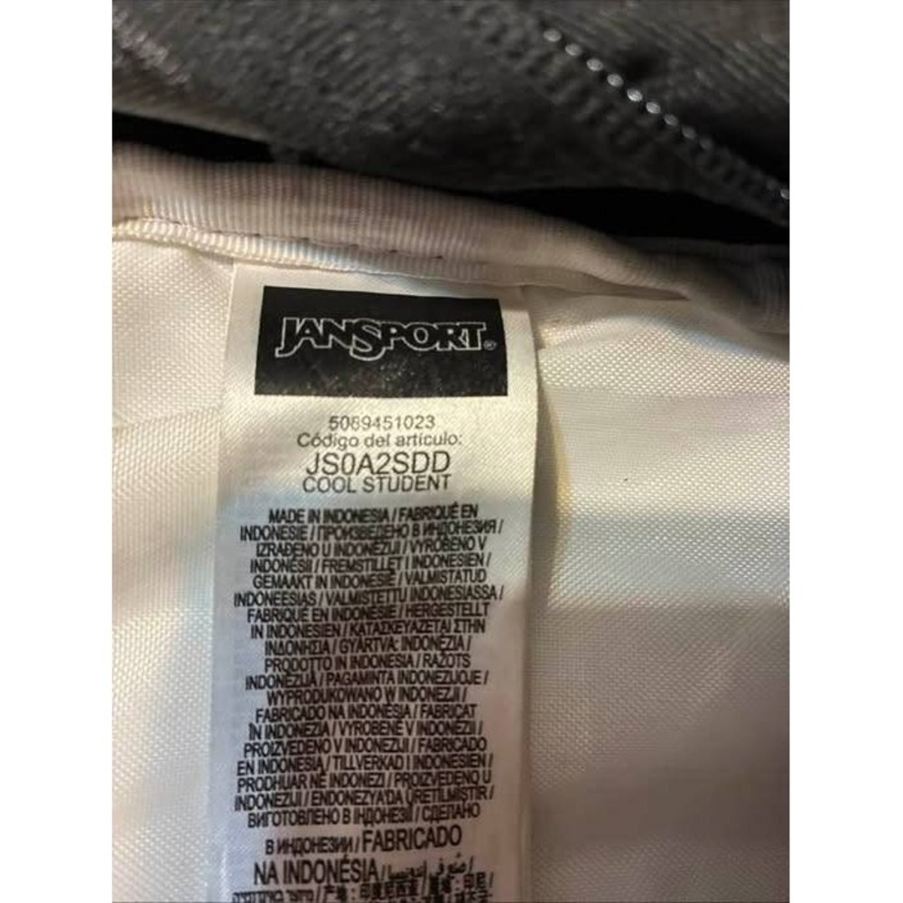 JanSport Backpack Black Brown Unisex 34L Cool Student Laptop School College - Picture 5 of 16